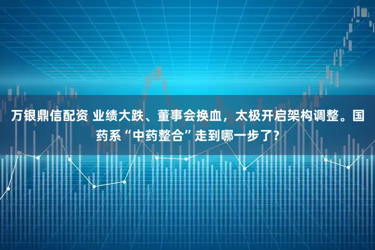 万银鼎信配资 业绩大跌、董事会换血，太极开启架构调整。国药系“中药整合”走到哪一步了？